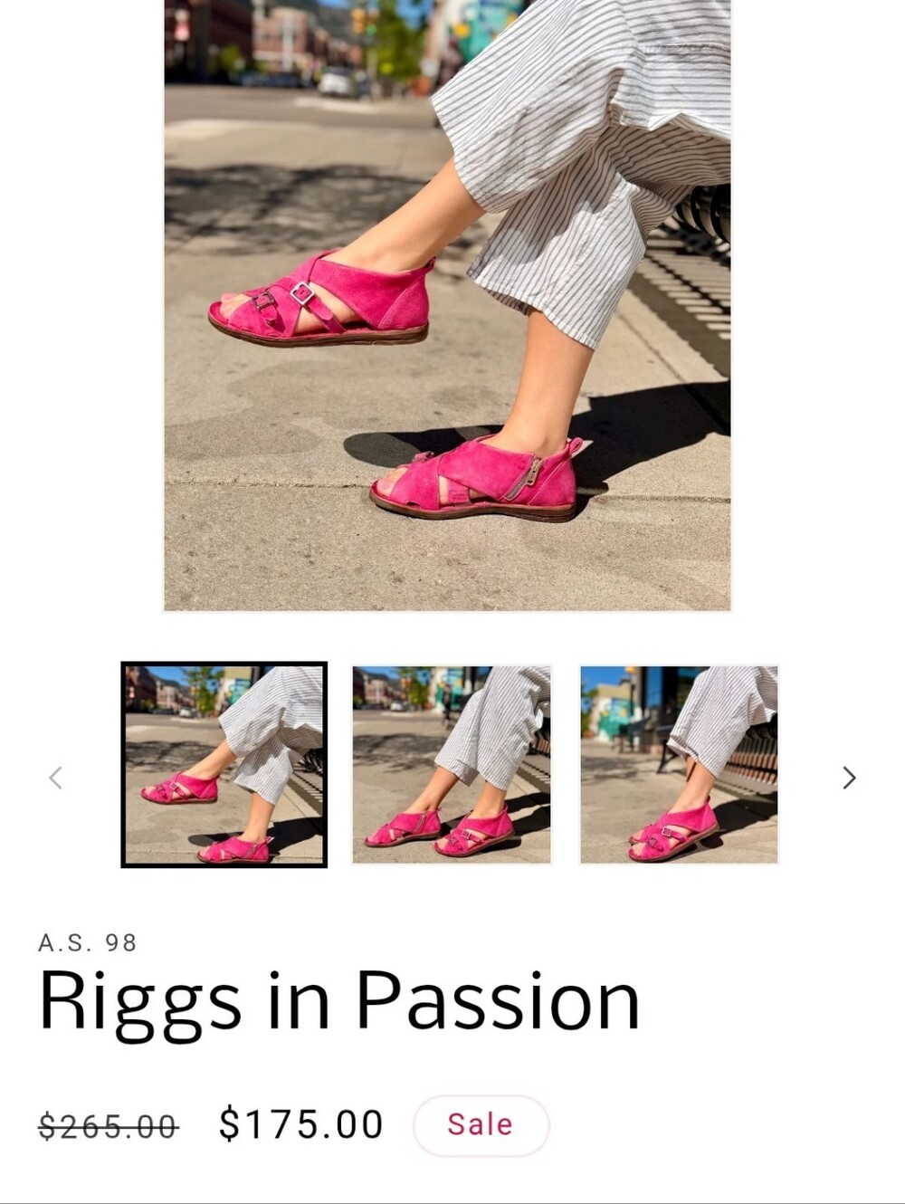 Pink AS98 Sandals - Picture 4 of 5